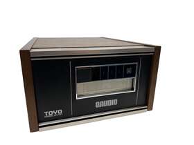 Ch-751 Toyo 8 Track Player Model Wood Cabinet 2 And 4 Channel Made In Japan Tested