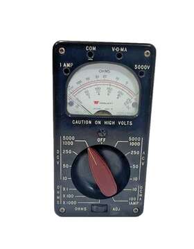 666-r Triplett 2 Vintage Type Analog Display Volt-ohm-multimeter - Untested