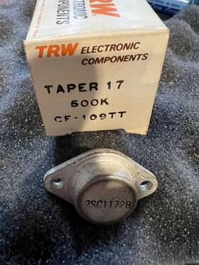 Cf-109tt Trw Nos Part Cf 109tt 500k Taper 17 Transitor