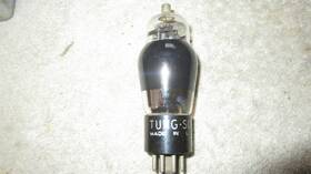 Tungsol 6f8g 1 Rare Round Plate 6f8g/ Vt-99 Radio Audio Tube