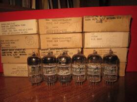 12at7wa Tungsol & Other 12 Nos Nib Ge And Guitar Audio Tubes