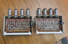 D-356 Uknown 2 Vintage Decimal Counting Unit With 4 Sylvania 5963 Vacuum Tubes