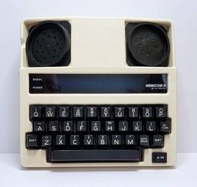 86175 Ultratec Minicom Ii Tty Tdd By No Power Cord Tested/works 1983