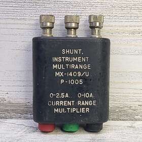 Mx-1409 United States Government Issue Shunt Instrument Multirange Vintage Electronic Untested Military Surplus