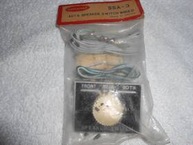 Ssa-3 Universal Model Front / Rear Speaker Switch Car Audio New Nos Retro