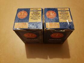 H-124 Utc Brand New In Box Pair Of 105/115/220v 5v Transformers 300b Amp Project
