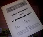 Vauxhall Vrv General Motors Vintage Service Manual For Tube Auto