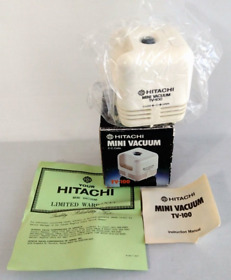 Tv-100 Vintage 1970s Hitachi Mini Table Car Vacuum Cordless New Open Box Unused
