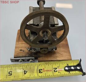 Gn-38-b Vintage Gn-38 Antique Telephone Hand Crank Generator Magneto Brass Gears