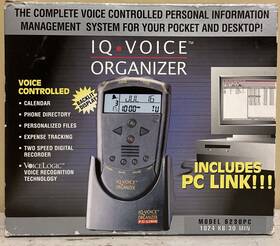 1024 Voice Powered Technology 738525962304 Iq Organizer Model 6230pc Logic With Pc Link Kb/30 Min
