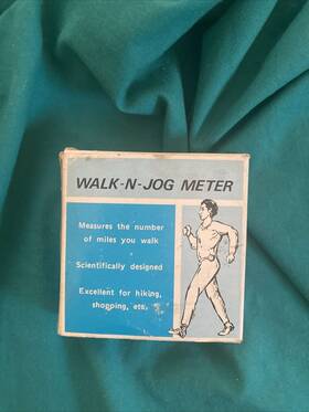 7519 Walk-n-jog Vintage Meter With Box And Instructions