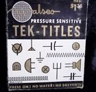 42-228 Walsco Los Electronics Illinois Vintage Title Plates Intercom Systems Silver