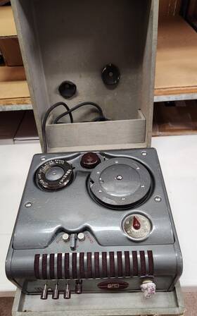 Rma-375 Webster Chicago Vintage Model 18 1r Wire Recorder For Parts Or Project
