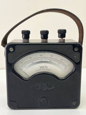 936366a Westinghouse 1950 S Northwestern University Vintage Bakelite Voltmeter