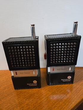 H964tc7gp Westinghouse Pair Dual Channel Transceivers Walkie Talkie 2 Way Radios Work