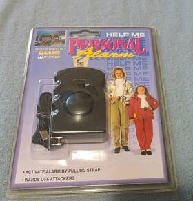 E00017 Winner International Vintage 1990s Help Me Personal Alarm New In Box. Retro Com
