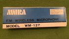 Wm-127 Mura Vinatge Fm Wireless Microphone Model