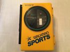 Wm-45 Sony Vintage Walkman Sports Yellow Portable Cassette Tape Player