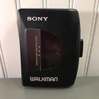 Wm-ex10 Sony Black Walkman Portable Cassette Tape Player With Belt Clip