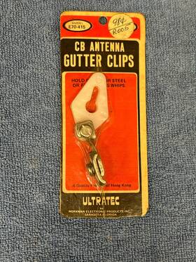 E70-415 Workman Electronic Products Inc New Vintage Gutter Clip Mount For Citizens Band Cb Antenna Ultratec