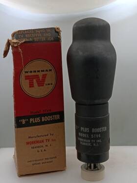 U163 Workman Tv Inc. 5tv4 Model Inch B Plus Booster Nos Nib Serious Tubes