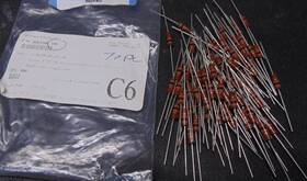 30bj500-100r Xicon 70 Pcs 100 Ohm 1/2w 5% Carbon Composition Resistor Axial