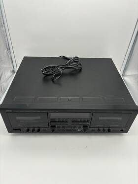 Kx-w952 Yamaha Natural Sound Stereo Double Cassette Deck-tested No Remote