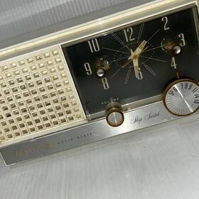 2-2478 Zenith Rare 1960s 1950 S Vtg Solid State Radio Clock Alarm Tested Read/331j