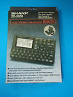 Zq-2000 Sharp Vintage Electronic Organizer 074000012721