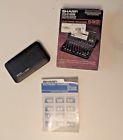 Zq-6100m Zq-6100 Sharp Vintage Personal Organizer Agenda In Box Manual Untested