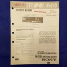 Sony STR-AV480 STR-AV490 Service Manual Original Paper Oem Repair Guide Usa. Fixed Price $24.95.