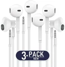 With Mic, Premium Earphones/earbuds/headphones 3-PACK Stereo. Fixed Price $17.99.