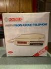 Vintage Pomtrex Telephone Clock Am Fm Radio New Box With Manual. Fixed Price $89.99.