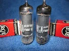 Nib Pair 6AQ5A Rca Classic Black Plate Tubes 6005 EL90 6095 6HG5. Fixed Price $24.99.