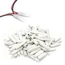 100PCS White Dry B-connector Wire Telephone Alarm Crimp Beanies Splices .... Fixed Price $15.56.