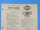 Vintage Philco Model T-1000 Transistor Clock Radio Original Service Manual. Fixed Price $6.00.