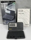 Casio Boss SF-5300X Business Organizer Scheduling System 64KB New Batteries. Fixed Price $19.99.