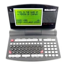 Vtg 1992 Rolodex EL128K Electronic Desktop Organizer Tested & Works. Fixed Price $15.00.
