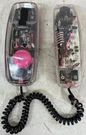 Vtg Conair Phone SW205 Clear Transparent Bright Pink Color 90 Pop. Fixed Price $85.00.