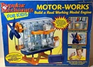 Popular Mechanics For Kids Motor-works Working Model Engine 9080 New 1998. Fixed Price $59.99.