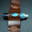 Ducks Unlimited Brown Leather Brass 5 Wine Bottle Holder Rack Wall Hanger. Fixed Price $26.99.
