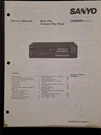 Sanyo CPM900 Multi-play Compact Disc Player Service Manual Original. Fixed Price $29.99.