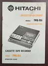 Hitachi TRQ-2LL Cassette Tape Recorder Operating Guide. Fixed Price $5.37.