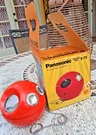 Vintage Panasonic Panapet R-70 Am Transistor Radio Ball Orange W/box Stickers. Fixed Price $114.99.