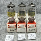3 Nos Raytheon 6EU7 Tubes Made In Taiwan. Fixed Price $42.08.