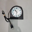 Vintage Westclox Black Electric Alarm Clock Teal Numbers Made Usa Retro. Fixed Price $12.99.