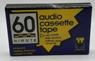 Audio Cassette New Sealed By Wal Mart 60 Minutes Bias 120 Ps Eq. Fixed Price $5.00.