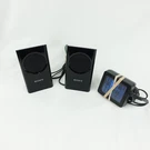 Sony SRS-M30 Portable Travel Speakers Tested Works W/ Power Supply. Fixed Price $20.99.