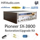 Pioneer SX-3800 Rebuild Restoration Recap Service Kit Filter Capacitor Repair. Fixed Price $185.00.