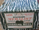 Pflueger Medalist 1495 Vintage Single Action Fly Fishing Reel W/ Box. Fixed Price $120.00.